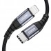 Кабель Choetech IP0041-BK ,Power Delivery (PD), C-тато/Lightning, 2 м.