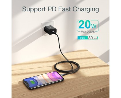 Кабель Choetech IP0041-BK ,Power Delivery (PD), C-тато/Lightning, 2 м. Кабель Choetech IP0041-BK ,Power Delivery (PD), C-тато/Lightning, 2 м.