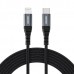 Кабель Choetech IP0039-BK ,Power Delivery (PD), C-тато/Lightning, 1,2 м.