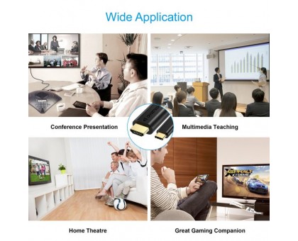 Кабель Choetech XCH-0030BK, USB-C на HDMI, 3м Кабель Choetech XCH-0030BK, USB-C на HDMI, 3м