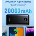 Портативний зарядний пристрій , 20000 mA, Choetech B653-CCBK чорний