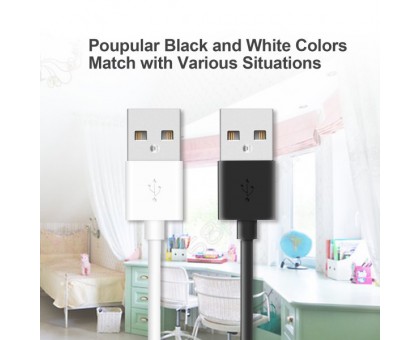 Кабель Choetech IP0027-WH, USB 2.0 А-тато/Lightning, 1.8 м. Кабель Choetech IP0027-WH, USB 2.0 А-тато/Lightning, 1.8 м.