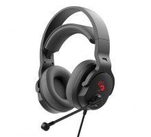 Гарнітура ігрова Bloody G330p з LED підсвічуванням, чорний колір, USB + 3.5 jack