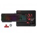 Комплект A4Tech Bloody B1700 (Black) ігровий, клавіатура, миша, килимок USB