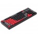 Механічна клавіатура A4Tech Bloody S98 (Sports Red), USB, RGB підсвічування, BLMS Red Plus Switch, чорно-червона