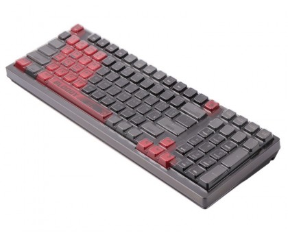 Механічна клавіатура A4Tech Bloody S98 (Sports Red), USB, RGB підсвічування, BLMS Red Plus Switch, чорно-червона Механічна клавіатура A4Tech Bloody S98 (Sports Red), USB, RGB підсвічування, BLMS Red Plus Switch, чорно-червона