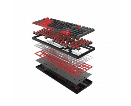 Механічна клавіатура A4Tech Bloody S98 (Sports Red), USB, RGB підсвічування, BLMS Red Plus Switch, чорно-червона Механічна клавіатура A4Tech Bloody S98 (Sports Red), USB, RGB підсвічування, BLMS Red Plus Switch, чорно-червона