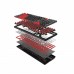 Механічна клавіатура A4Tech Bloody S98 (Sports Red), USB, RGB підсвічування, BLMS Red Plus Switch, чорно-червона