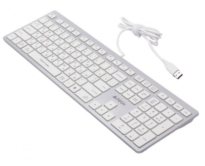 Клавіатура A4Tech Fstyler FX50, білий колір, USB