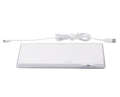 Клавіатура A4Tech FX51 USB (White) Fstyler дротова з ножичним перемикачем, USB, білий колір Клавіатура A4Tech FX51 USB (White) Fstyler дротова з ножичним перемикачем, USB, білий колір