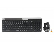 Комплект клавіатура+мишка A4Tech FB2535CS (Smoky Grey) Fstyler,  безшумний, USB, колір димчато-сірий