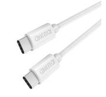 Кабель Choetech CC0002-WH, преміум якість USB 2.0 C-тато/C-тато, 1,0 м.