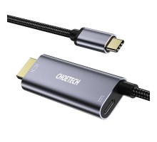 Кабель Choetech XCH-M180GY, USB-C на HDMI, 1.8м