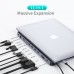 Адаптер Choetech HUB-M20-GY, USB Type-C 11-в-1