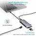 Адаптер Choetech HUB-M15-GY, USB Type-C 9-в-1