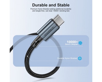 Кабель Choetech XCC-1014-BK, преміум якість USB 2.0 C-тато/C-тато, 1,2 м. Кабель Choetech XCC-1014-BK, преміум якість USB 2.0 C-тато/C-тато, 1,2 м.