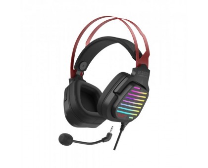 Гарнітура ігрова Bloody G560 Sports Red з підсвічуванням, колір чорно-червоний, USB Гарнітура ігрова Bloody G560 Sports Red з підсвічуванням, колір чорно-червоний, USB
