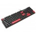 Механічна клавіатура A4Tech Bloody S510R (Fire Black), червоні світчі, чорна, RGB підсвічування клавіш, USB