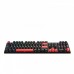 Механічна клавіатура A4Tech Bloody S510R (Fire Black), червоні світчі, чорна, RGB підсвічування клавіш, USB