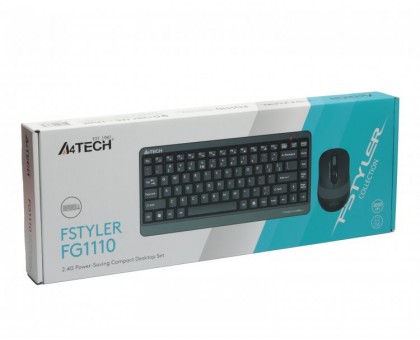 Комплект бездротовий A4Tech FG1110 (Grey) Fstyler клавіатура+миша, чорно-сірий, USB Комплект бездротовий A4Tech FG1110 (Grey) Fstyler клавіатура+миша, чорно-сірий, USB