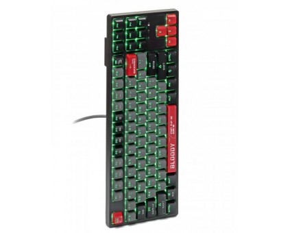 Механічна ігрова клавіатура Bloody S87 Energy Red, червоні світчі, RGB підсвічування клавіш, USB, чорний Механічна ігрова клавіатура Bloody S87 Energy Red, червоні світчі, RGB підсвічування клавіш, USB, чорний