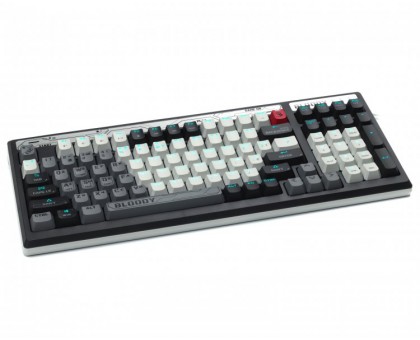 Механічна ігрова клавіатура A4Tech Bloody B950 (Warrior Grey), USB, RGB-підсвічування, LK Libra Brown Switchсіра, сіра Механічна ігрова клавіатура A4Tech Bloody B950 (Warrior Grey), USB, RGB-підсвічування, LK Libra Brown Switchсіра, сіра