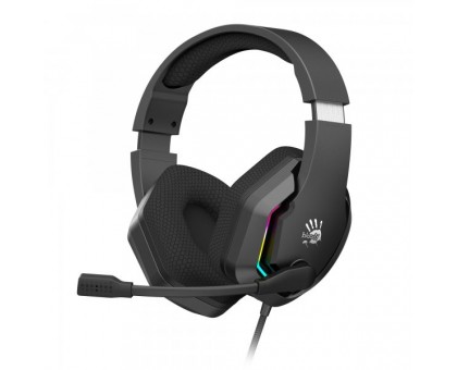 Гарнітура ігрова Bloody G260p (Black) з підсвічуванням, USB, колір чорний Гарнітура ігрова Bloody G260p (Black) з підсвічуванням, USB, колір чорний