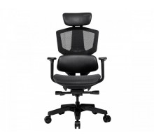 Крісло ігрове Argo One (Black) ергономічне, дихаючий текстиль, чорний