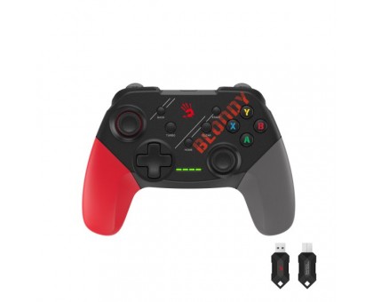 Бездротовий геймпад Bloody GPW50 (Sports Red), білий+червоний+сірий Бездротовий геймпад Bloody GPW50 (Sports Red), білий+червоний+сірий