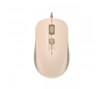 Миша A4Tech FM26S (Cafe Latte) Fstyler, біле підсвічування, USB, 1600 dpi, USB, колір бежевий