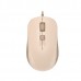 Миша A4Tech FM26S (Cafe Latte) Fstyler, біле підсвічування, USB, 1600 dpi, USB, колір бежевий