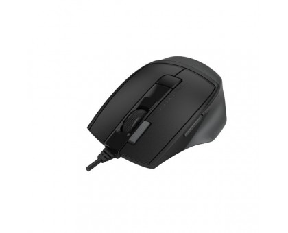Миша A4Tech FM45S Air (Stone Grey) Fstyler,  дротова безшумна, USB, 2400 dpi, колір чорний+сірий