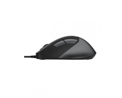 Миша A4Tech FM45S Air (Stone Grey) Fstyler,  дротова безшумна, USB, 2400 dpi, колір чорний+сірий