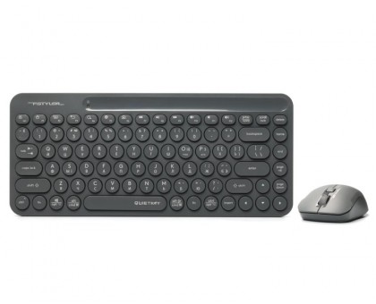 Комплект клавіатура з мишою A4Tech Fstyler FG3200 Air (Grey), бездротовий, сірий Комплект клавіатура з мишою A4Tech Fstyler FG3200 Air (Grey), бездротовий, сірий