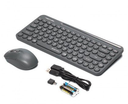 Комплект клавіатура з мишою A4Tech Fstyler FG3200 Air (Grey), бездротовий, сірий Комплект клавіатура з мишою A4Tech Fstyler FG3200 Air (Grey), бездротовий, сірий