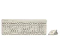 Комплект клавіатура+мишка A4Tech FG2400 Air (Beige) Fstyler, бездротовий, колір бежевий
