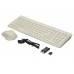 Комплект клавіатура+мишка A4Tech FG2400 Air (Beige) Fstyler, бездротовий, колір бежевий