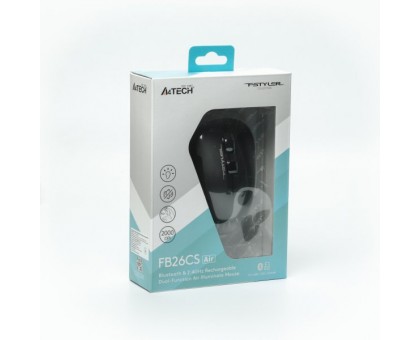 Миша бездротова A4Tech Fstyler FB26CS Air (Smoky Grey), колір сірий+чорний Миша бездротова A4Tech Fstyler FB26CS Air (Smoky Grey), колір сірий+чорний