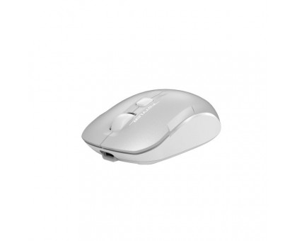Миша бездротова A4Tech FB26CS Air (Icy White),  безшумна Fstyler, BT+RF (Combo), 2000DPI, USB, вбудований акумулятор, сірий+білий
