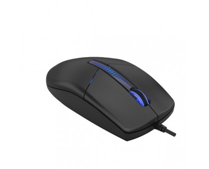 Миша A4Tech N-530S (Black) дротова безшумна USB, синє підсвічування, 1200 dpi, чорна Миша A4Tech N-530S (Black) дротова безшумна USB, синє підсвічування, 1200 dpi, чорна