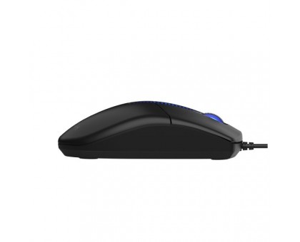 Миша A4Tech N-530S (Black) дротова безшумна USB, синє підсвічування, 1200 dpi, чорна Миша A4Tech N-530S (Black) дротова безшумна USB, синє підсвічування, 1200 dpi, чорна