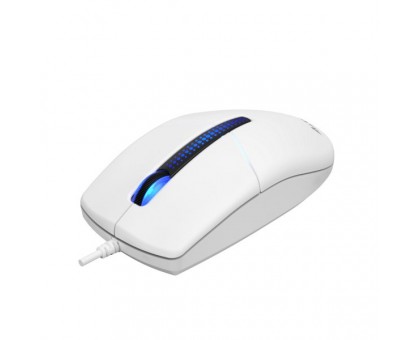 Миша A4Tech N-530S (White) дротова безшумна USB, синє підсвічування, 1200 dpi, колір білий Миша A4Tech N-530S (White) дротова безшумна USB, синє підсвічування, 1200 dpi, колір білий
