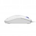Миша A4Tech N-530S (White) дротова безшумна USB, синє підсвічування, 1200 dpi, колір білий