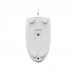 Миша A4Tech N-530S (White) дротова безшумна USB, синє підсвічування, 1200 dpi, колір білий