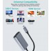 Адаптер-перехідник USB Type-C на HDMI Choetech HUB-H16-GY