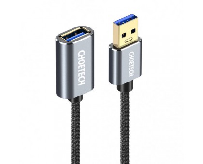 Подовжувач Choetech XAA001-BK, преміум якість USB 3.0 A-тато/A-мама, 2 м. Подовжувач Choetech XAA001-BK, преміум якість USB 3.0 A-тато/A-мама, 2 м.
