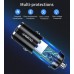 Автомобільний зарядний пристрій Choetech TC0006-V2-BK, 2 порти, USB-A/USB-C, 30Вт, QC3.0/PD, чорний