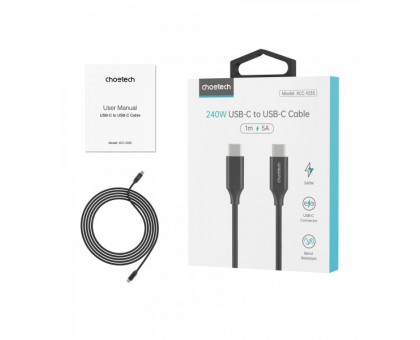 Кабель Choetech XCC-1035-BK, преміум якість USB2.0 A-папа/C-папа, 1,2 м. Кабель Choetech XCC-1035-BK, преміум якість USB2.0 A-папа/C-папа, 1,2 м.