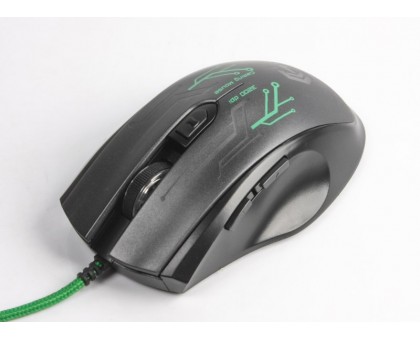 Оптична ігрова мишка Gembird MUSG-003-G, USB інтерфейс, зелений колір Оптична ігрова мишка Gembird MUSG-003-G, USB інтерфейс, зелений колір