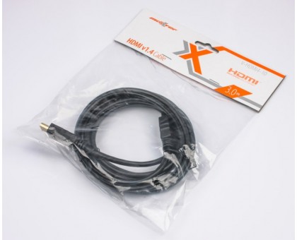 Кабель Maxxter V-HDMI4-10 1.4, позол. коннект., 3 м.